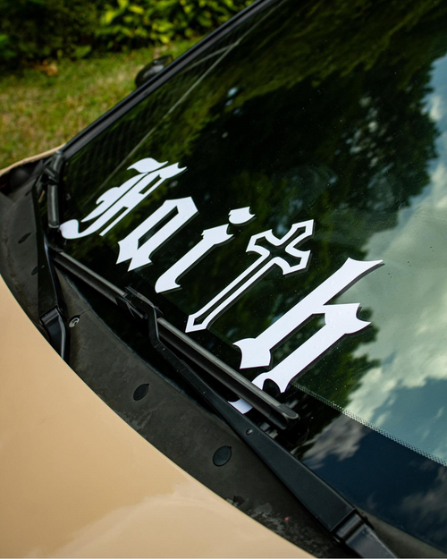 Faith windshield Banner